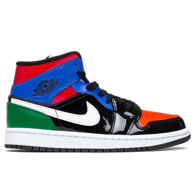 Air Jordan 1 Mid Se Women's - Black University Red – Feature