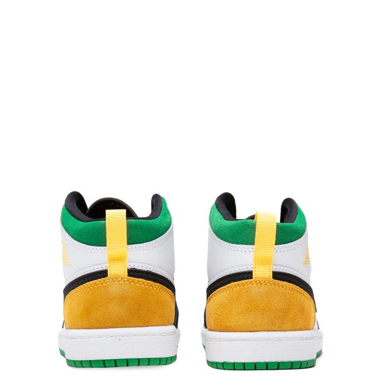 Air Jordan 1 Mid SE (PS) - White/Laser Orange â Feature