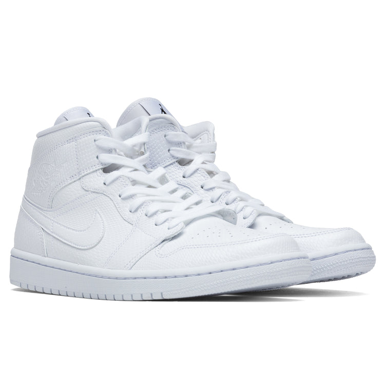 white air jordan 1 mid womens