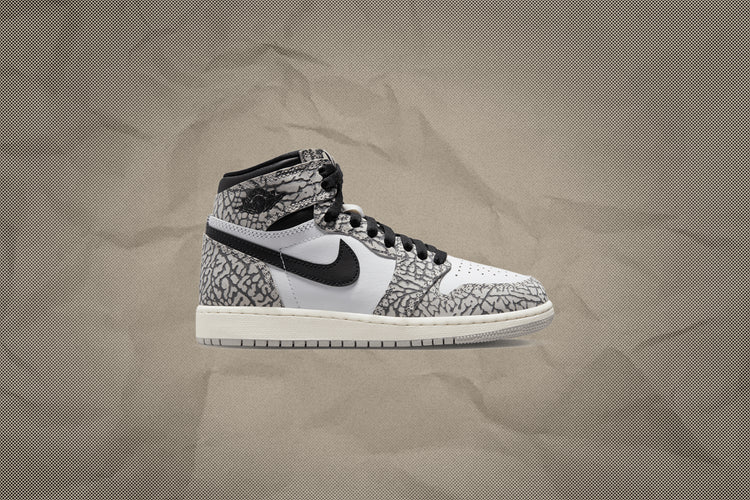 Air Jordan 1 Retro High OG (GS) - Tech Grey/Muslin/Black – Feature