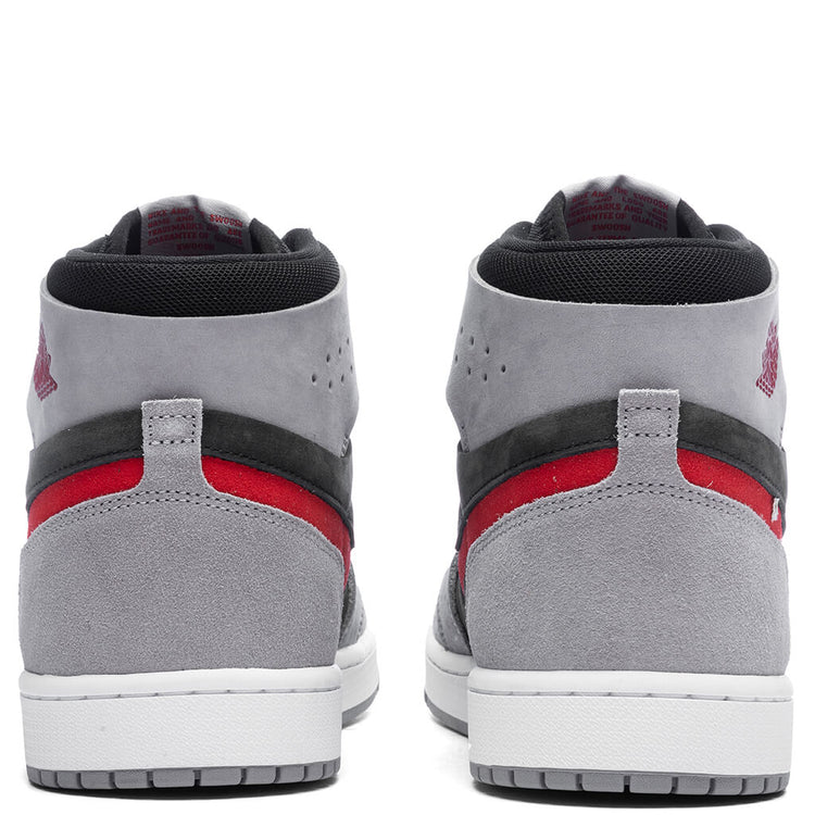 Air Jordan 1 Zoom Comfort 2 - Black/Fire Red/ Cement Grey – Feature
