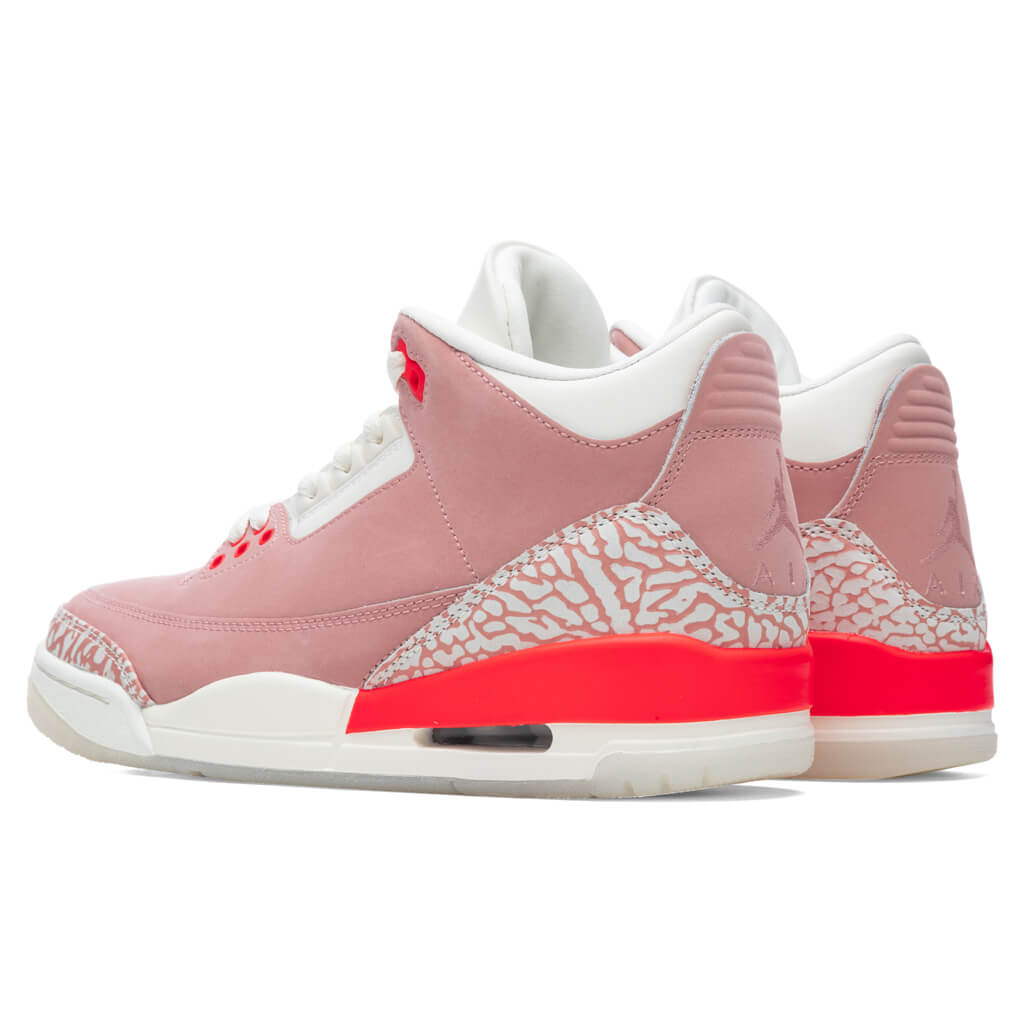 Women's Air Jordan 3 Retro - Rust Pink/Bright Crimson – Feature