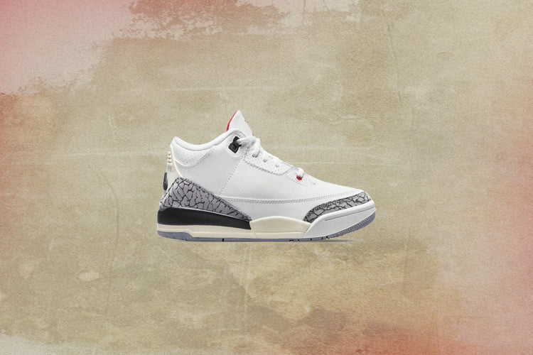 Air Jordan 3 Retro (PS) White Cement Reimagined - Summit White  