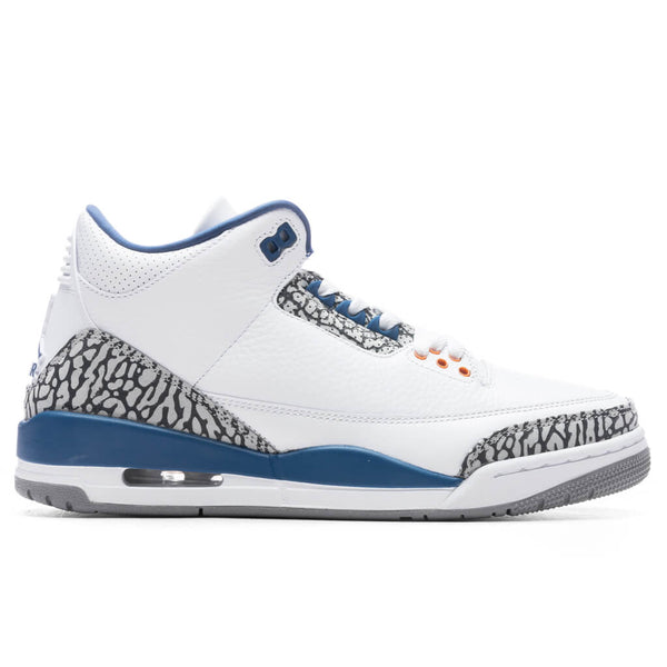 Air Jordan 3 Retro True Blue and Copper - White/Metallic Copper