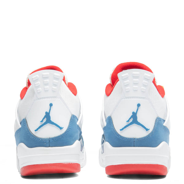 Jordan Air Jordan 4 Retro (Big Kid) French Blue/White/Gym Red/Pearl White 5  Big Kid M