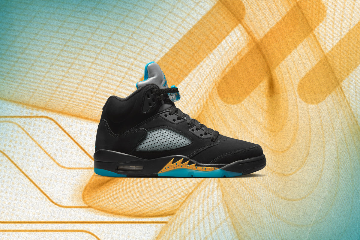 Air-Jordan-5-Retro-Aqua-Black-  display picture 3