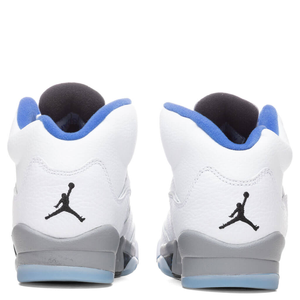 air jordan 5 retro gs white hyper royal