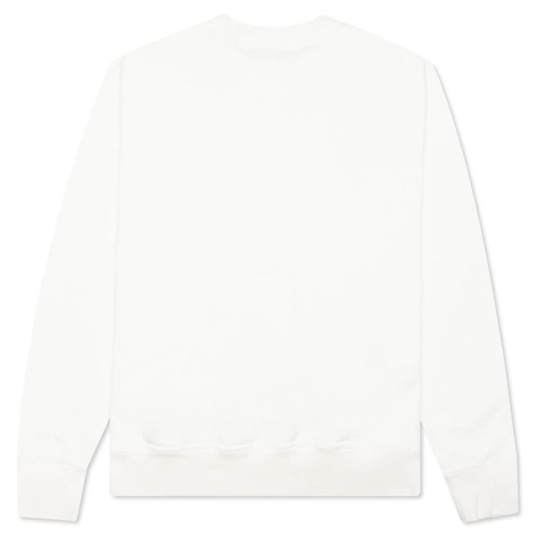 Fleece Workshop Crewneck - Tofu/Black – Feature