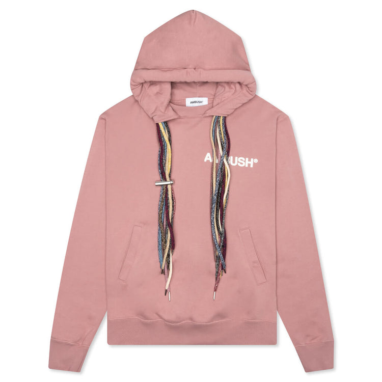 AMBUSHMULTICORD HOODIE - PINK/WHITE
