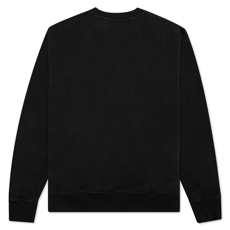 Fleece Workshop Crewneck - Black/White – Feature