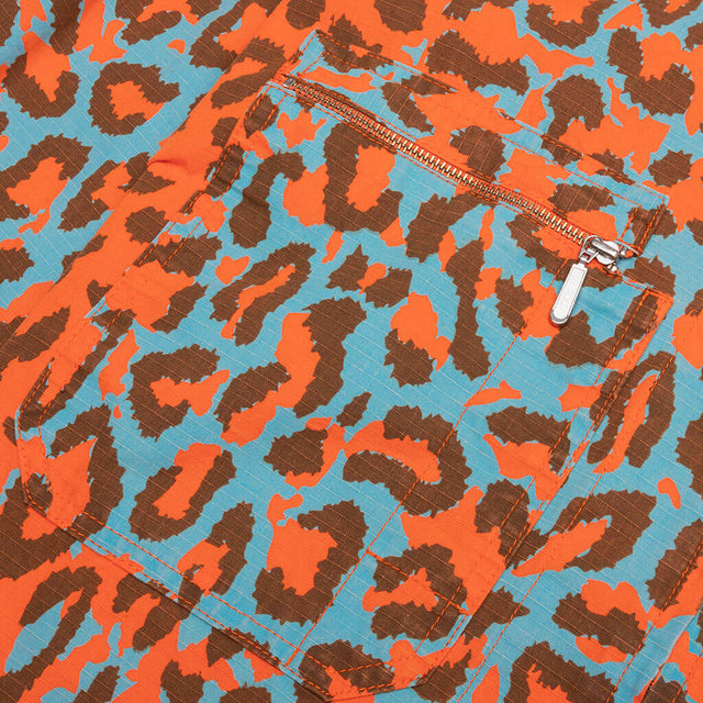 Leopard Awk Awake Cargo Collared Military Jacket - Printed Leopard – Feature