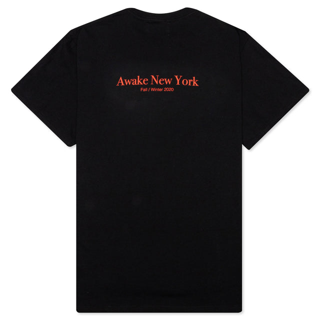 Awake Classic Outline Logo S/S Tee - Black – Feature