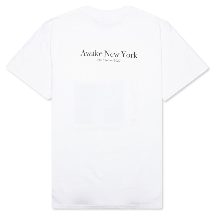 Awake Classic Outline Logo S/S Tee - White – Feature