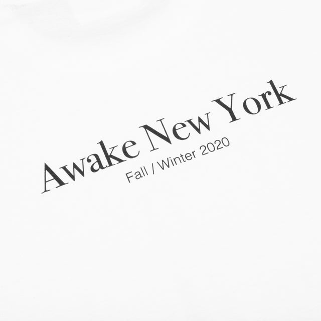 Awake Classic Outline Logo S/S Tee - White – Feature