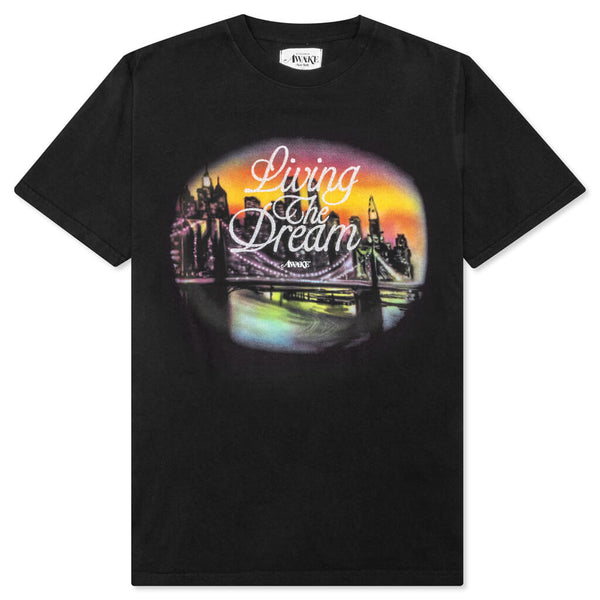 Awake Living The Dream Tee - Black