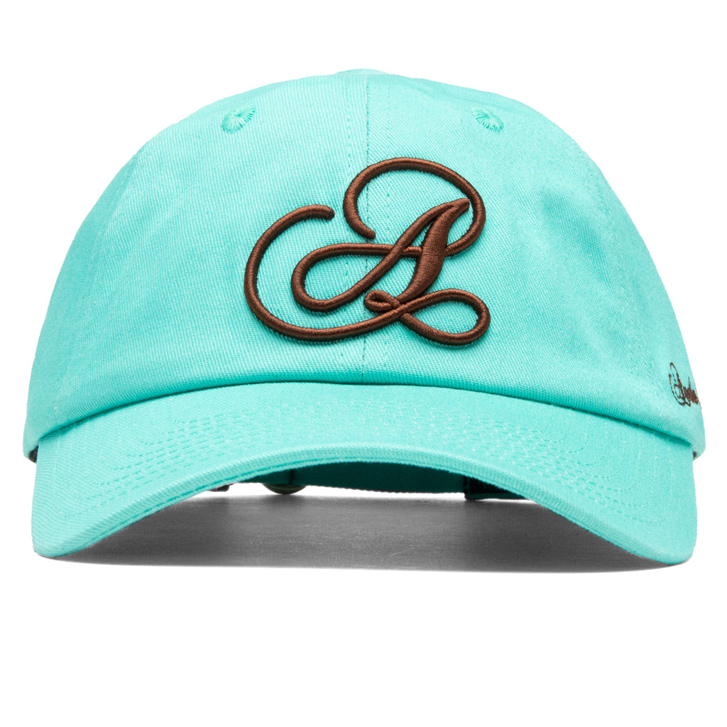 Dad Script Hat Awake Script Logo Dad Hat - Teal – Feature
