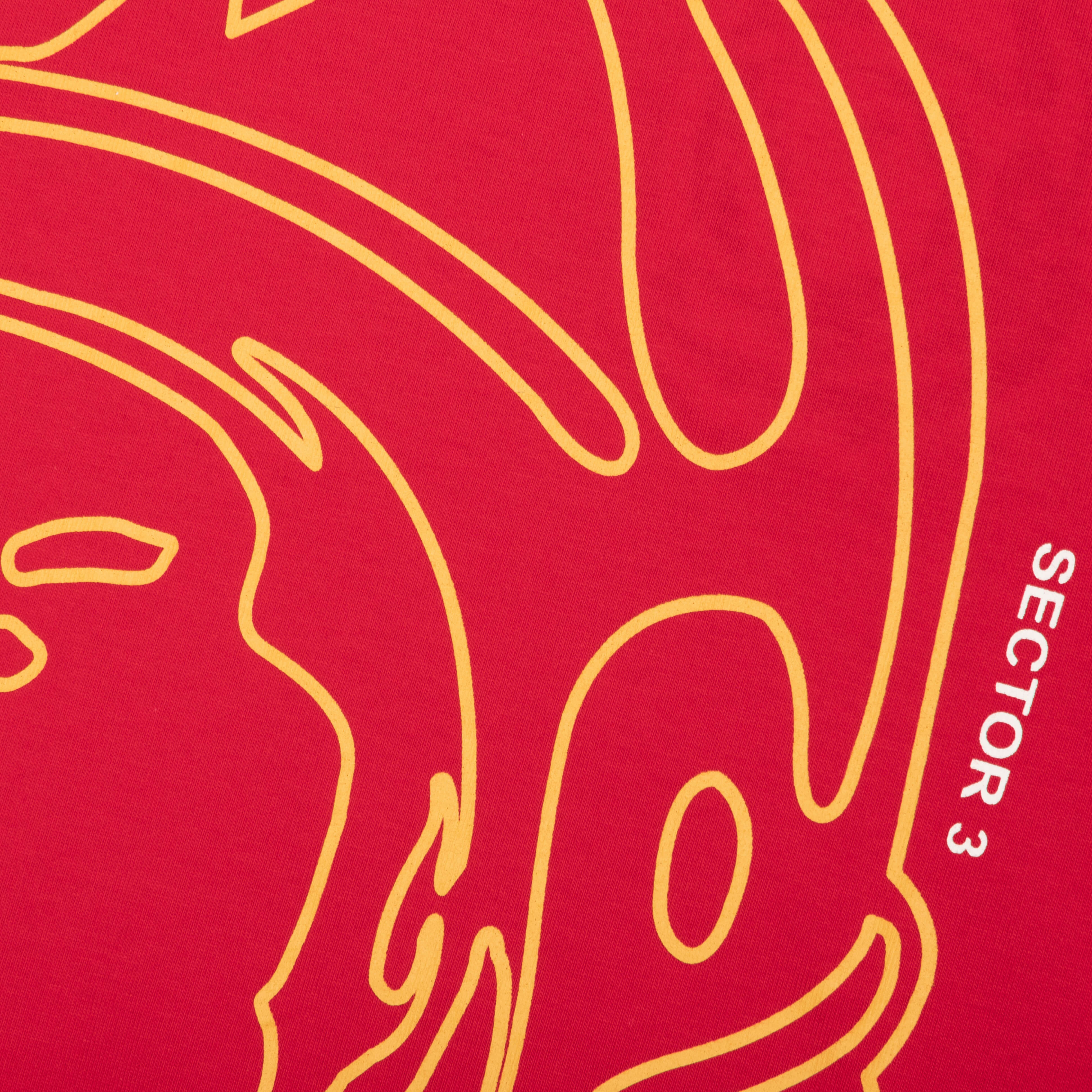 Track S/S Tee - Red – Feature