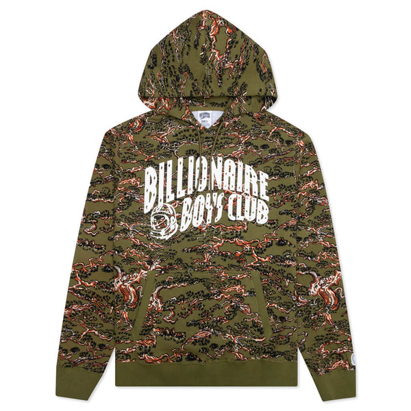 BB Camo Arch Hoodie - Olive Drab