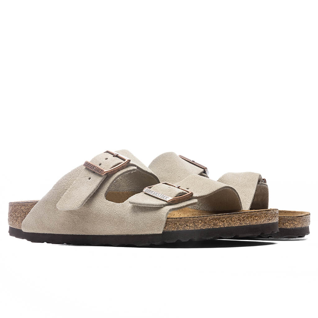 narrow taupe birkenstocks
