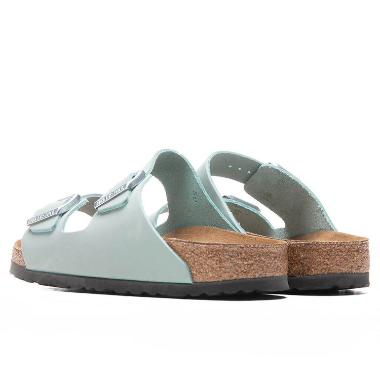 Women's Narrow Arizona Soft Footbed Faded Aqua – Feature