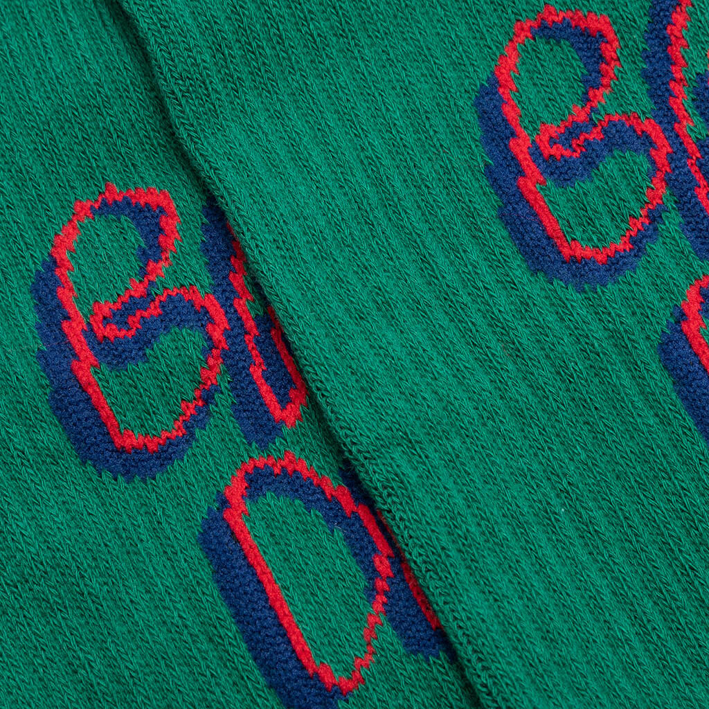 Bd Stringy Socks - Green – Feature