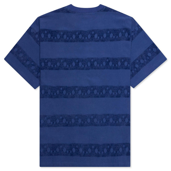 Bubble Burnout T-Shirt - Navy