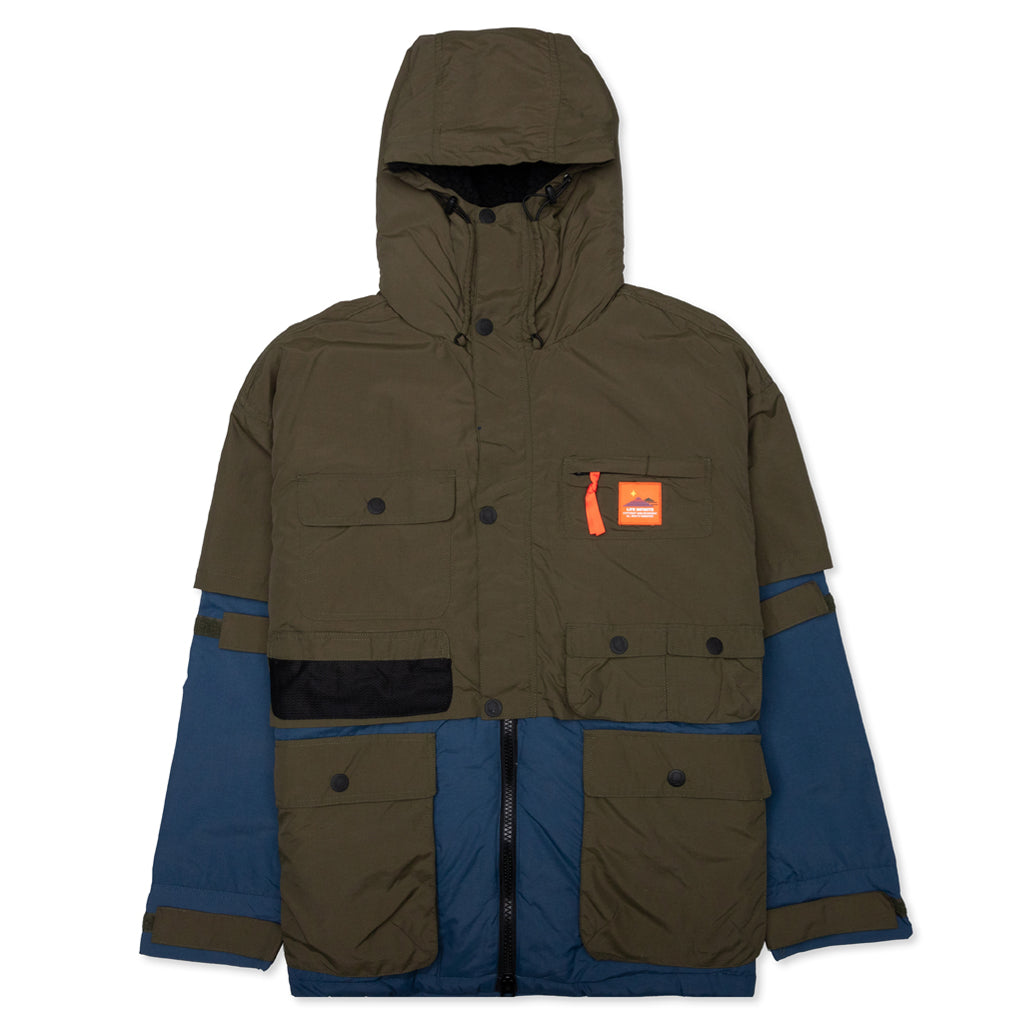 正規品　BRIEFING FAKE LAYERED PARKA UNDERCOVER Black & Gray The North Face Edition Hike 50/50
