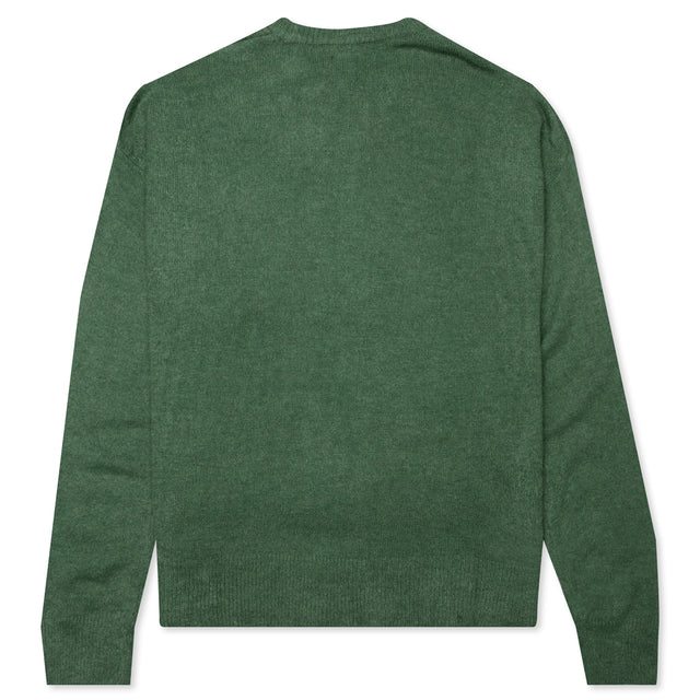 Novelty Knit Sweater Green Feature