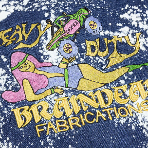 Brain Dead x Dickies Gardening Jacket - Bleach Dyed Denim – Feature