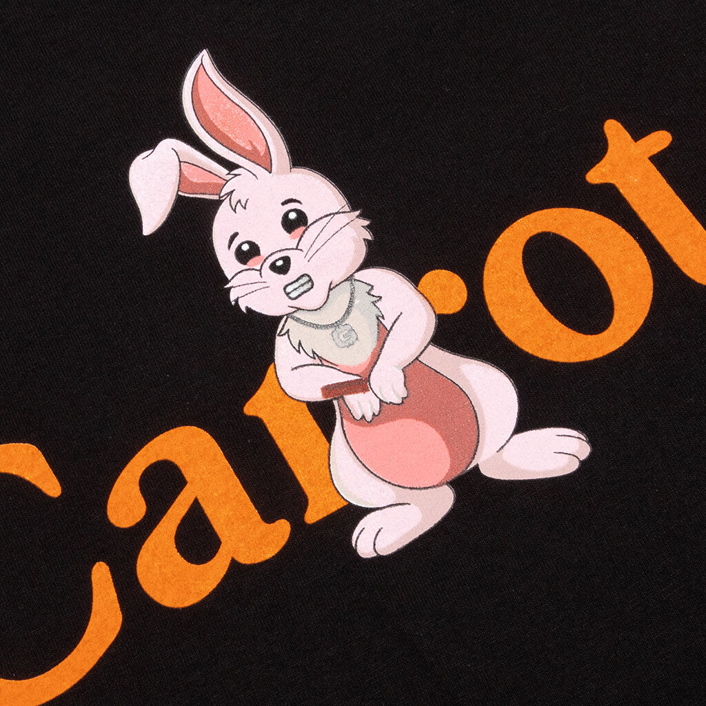 Cokane Rabbit Wordmark Tee QS - Black – Feature