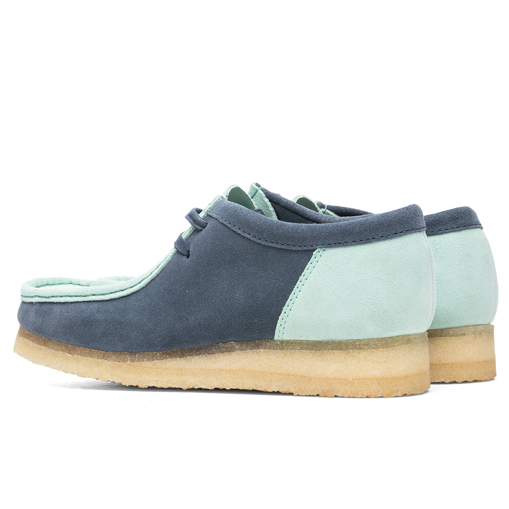 CLARKS Wallabee 2CLR　Blue/Green UK7 Amazon.com | Clarks Men's Two Color Wallabee Boots, Blue/Green 8