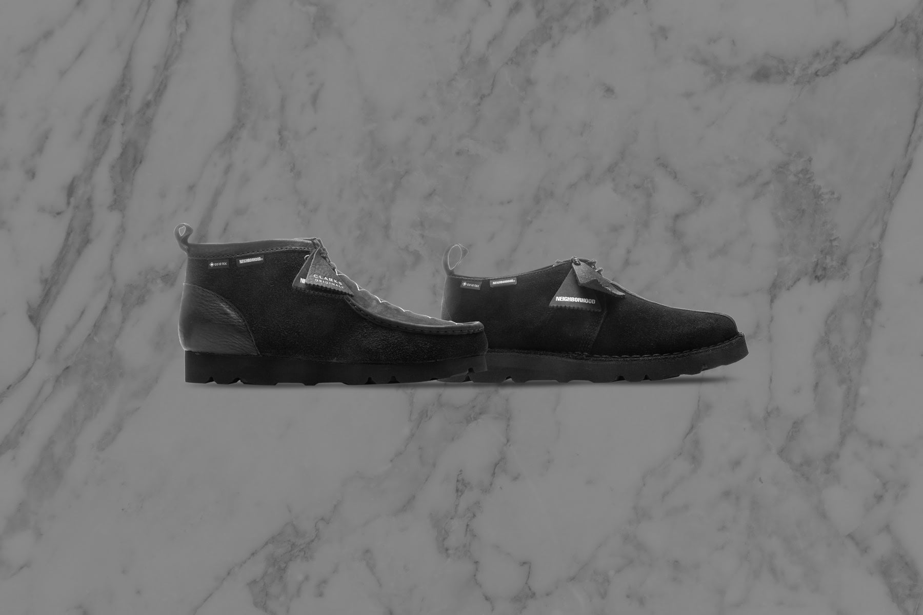 Clarks x Neighborhood Desert Trek GTX - Black – Feature