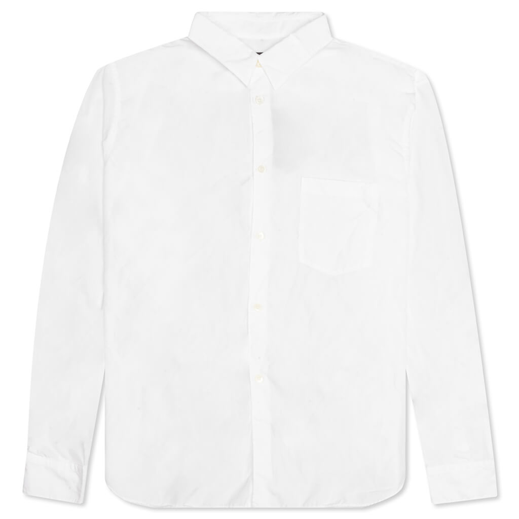 Plus Button Up Shirt White Feature