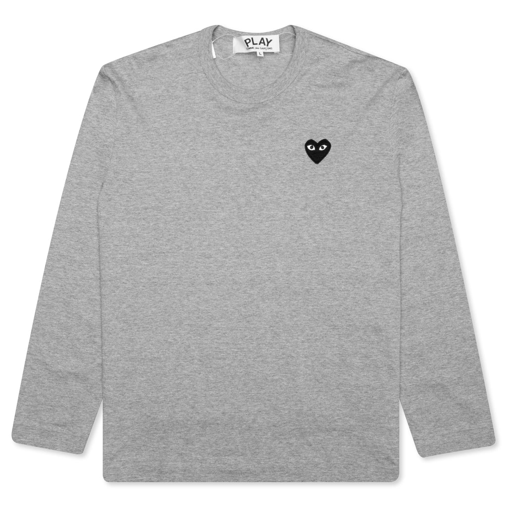 Black Heart Emblem L/S Tee - Grey – Feature