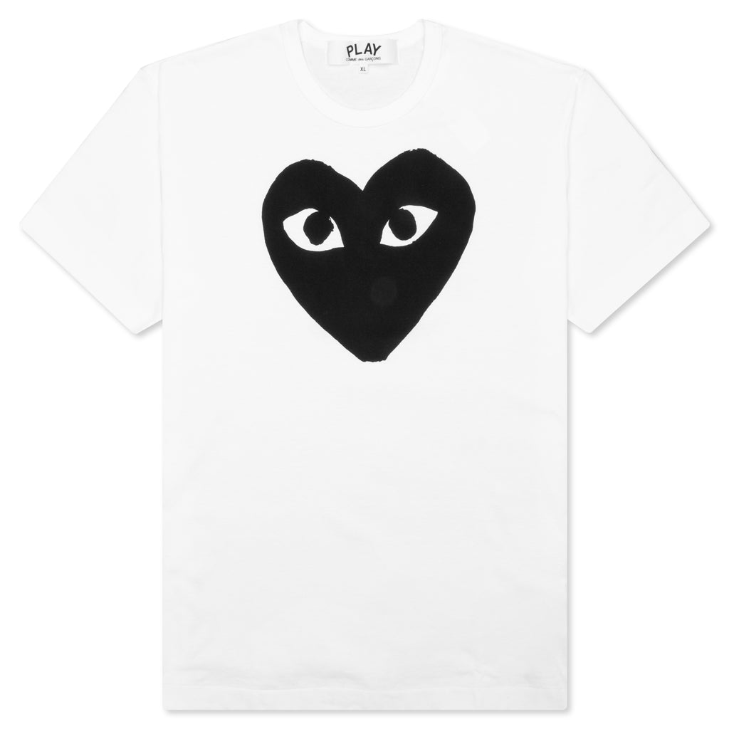 Black Heart T-Shirt - White/Black – Feature