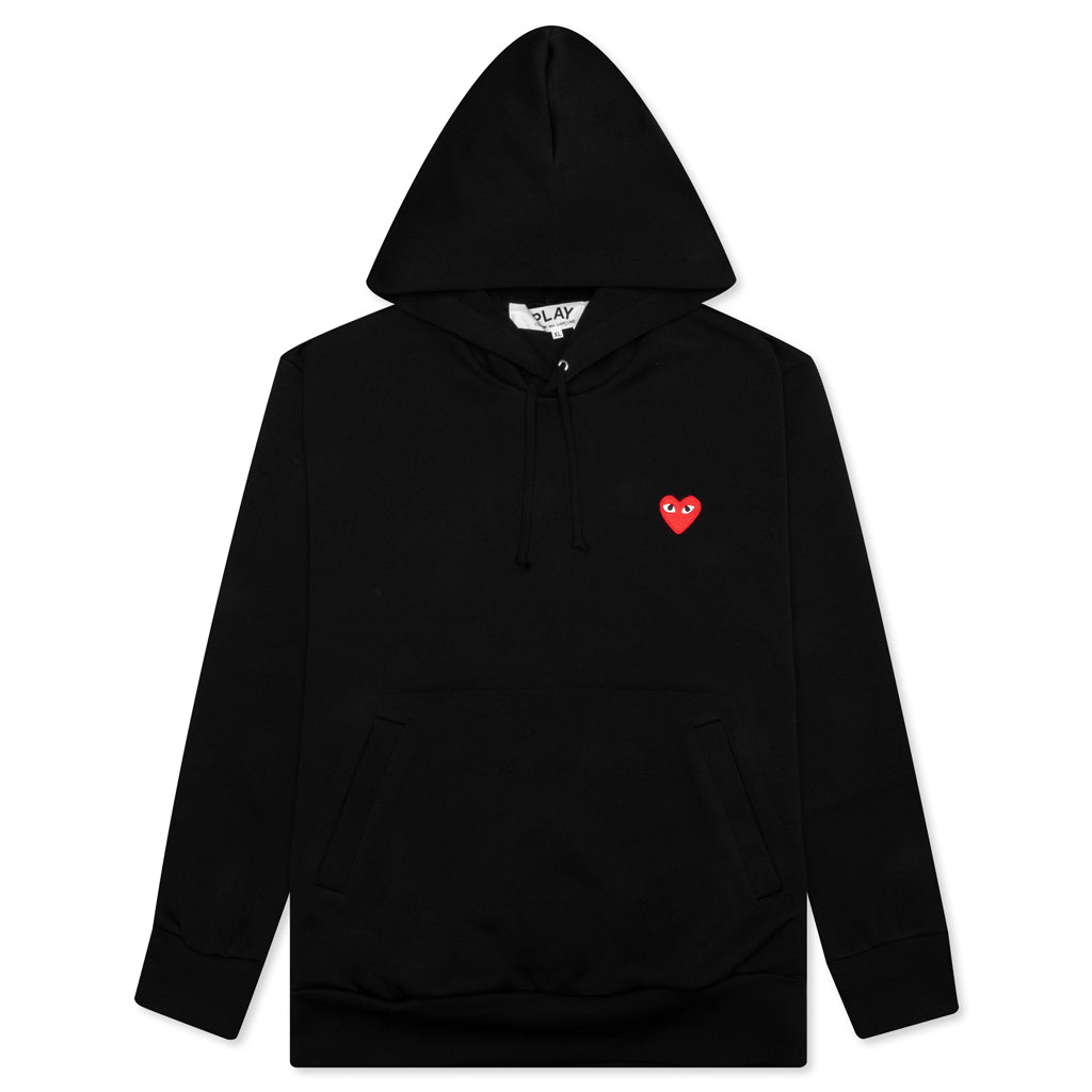 Black Comme des Garcons Play Hoodie – Feature