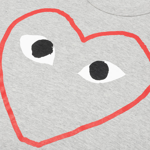 Red Heart Sketch Tee - Grey