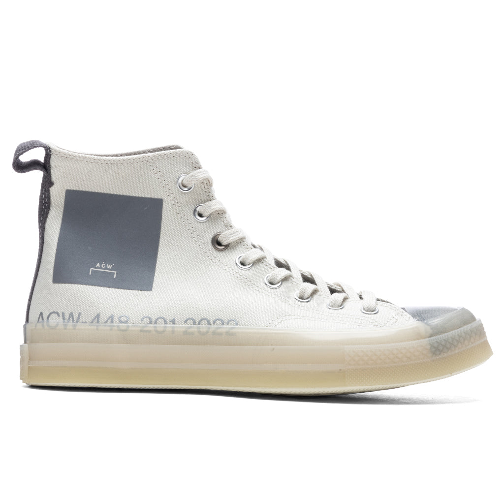 Converse x A-Cold-Wall Chuck 70 Hi - Silver Birch/Pavement/Stone – Feature