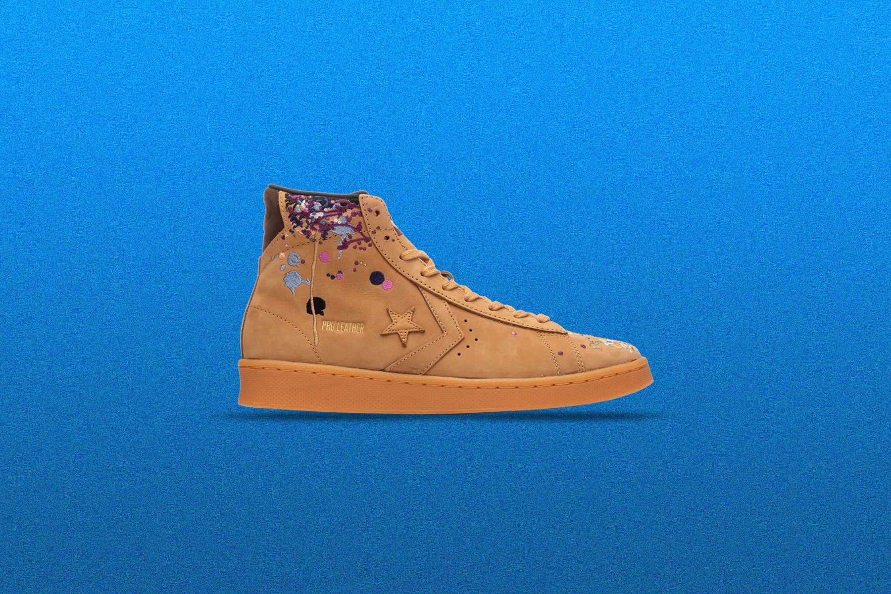 Converse x Bandulu Pro Leather Mid - Flux/Gum/Light Honey – Feature