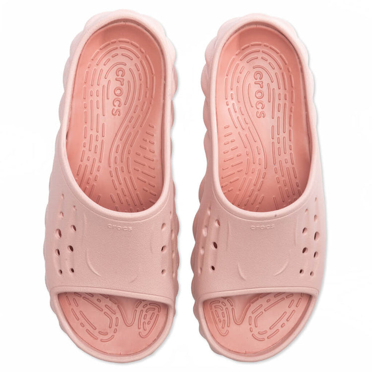 Crocs Echo Slide Pink Clay Men\'s Size US 10 Women’s Size US 12 New 208170-6TY Crocs Echo Slide Pink Clay Men Unisex Slip On Casual Sandals  main image 3