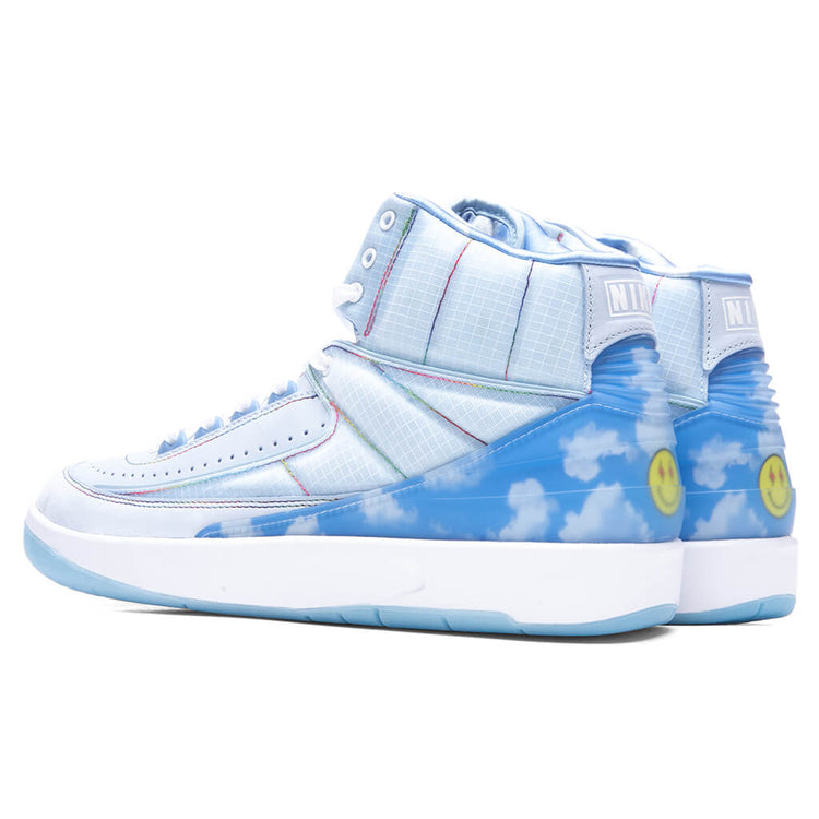 J Balvin x Air Jordan 2 - Celestine Blue/White-Multi-Color – Feature