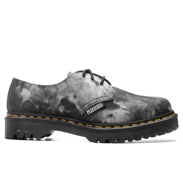 Dr. Martens x Pleasures 1461 Bex - Black/White Tie Dye – Feature