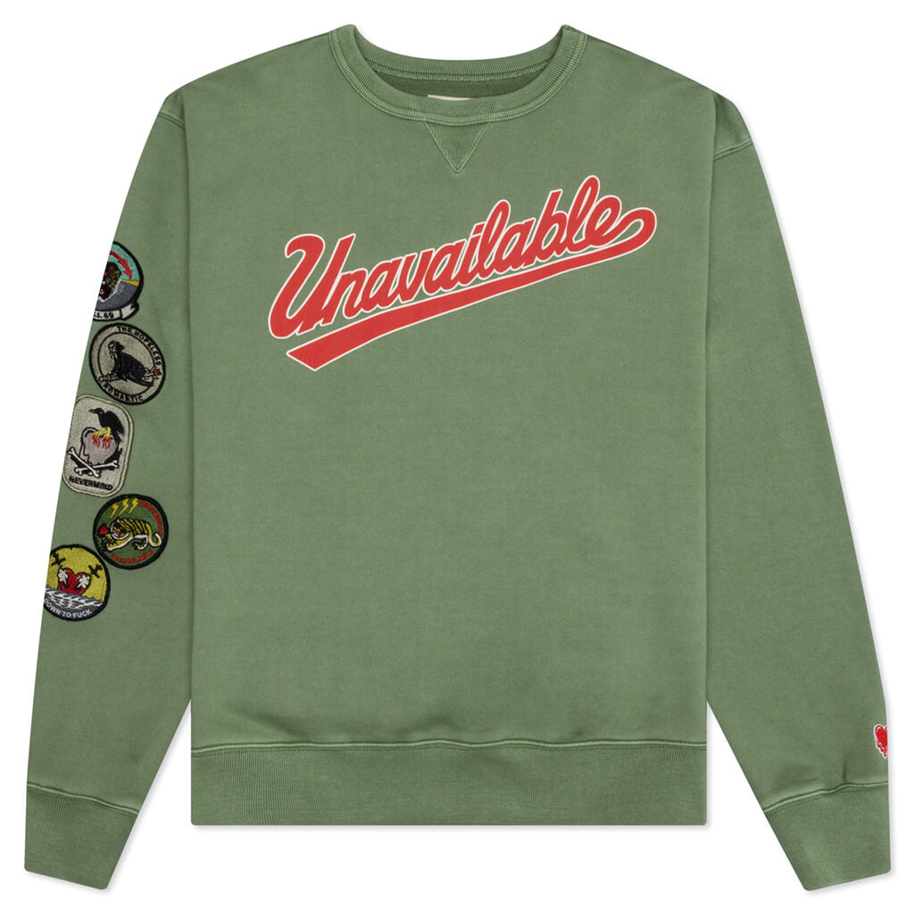 Patches Crewneck - Green – Feature