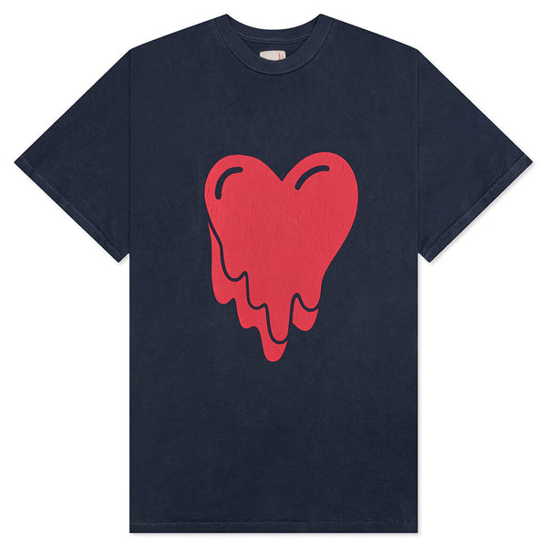 Heart Logo Tee - Navy