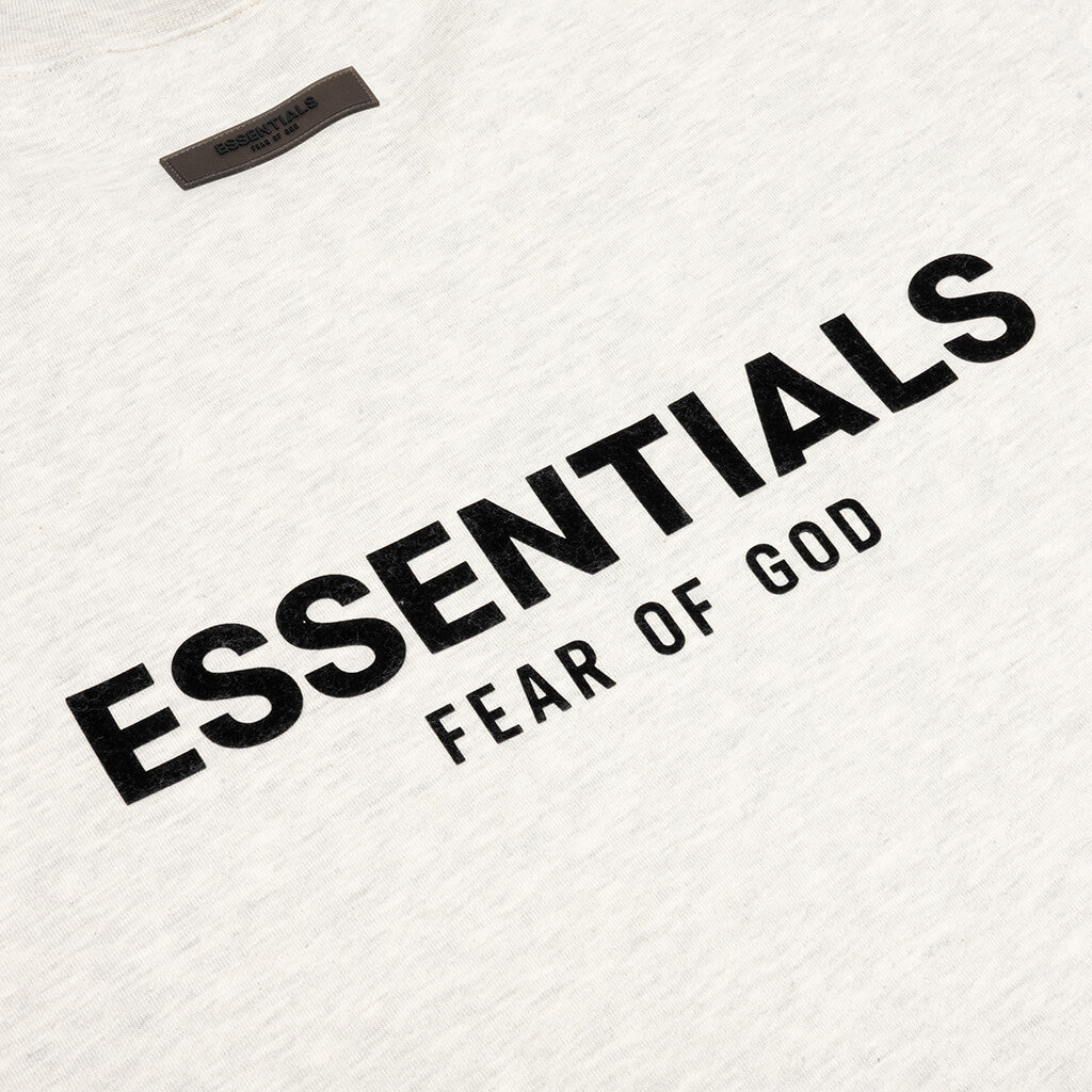Essentials Core Relaxed Crewneck - Light Oatmeal – Feature
