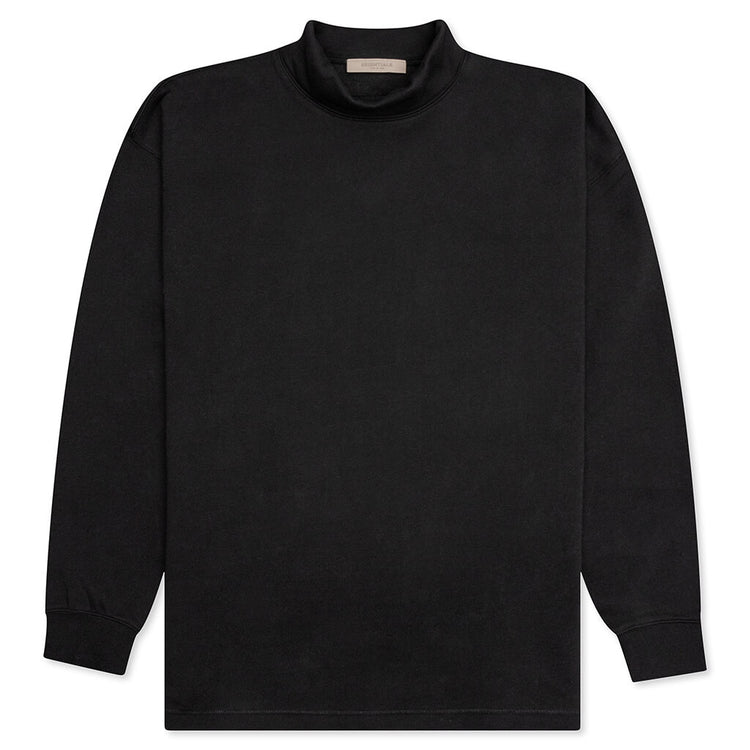 Essentials Core Relaxed Mockneck - Stretch Limo – Feature