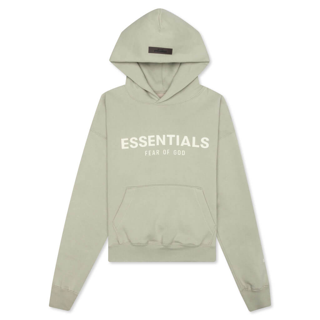 ESSENTIALS on sale FEAR OF GOD KNIT HOODIE SEAFOAM KIDS XXL