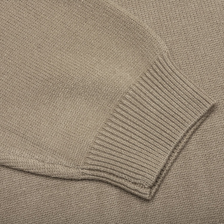 Essentials Knit Hoodie Oak Feature