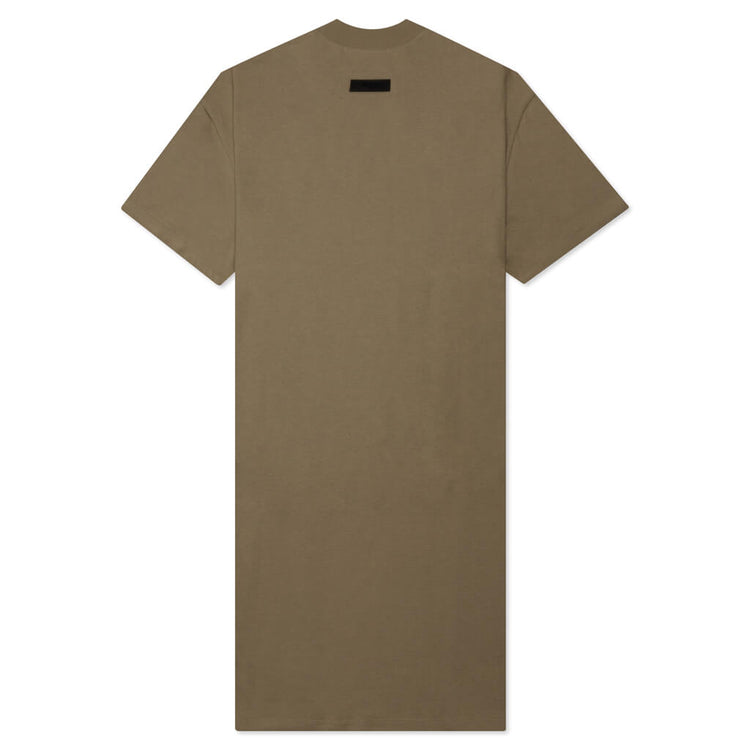 essentials fear of god t shirt dress Fear Of God Logo T-shirt Dress in Black