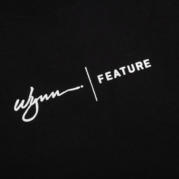 Feature Collection Logo Feature x Wynn Logo Lock Up Tee - Black